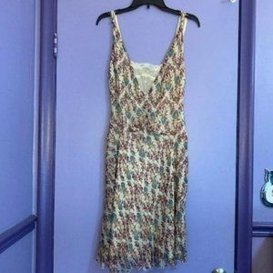 To The Max Silk Peacock Dress Sz 6 NWT